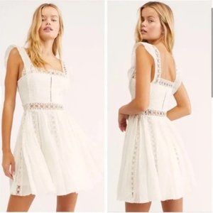 Free People Verona Dress in White